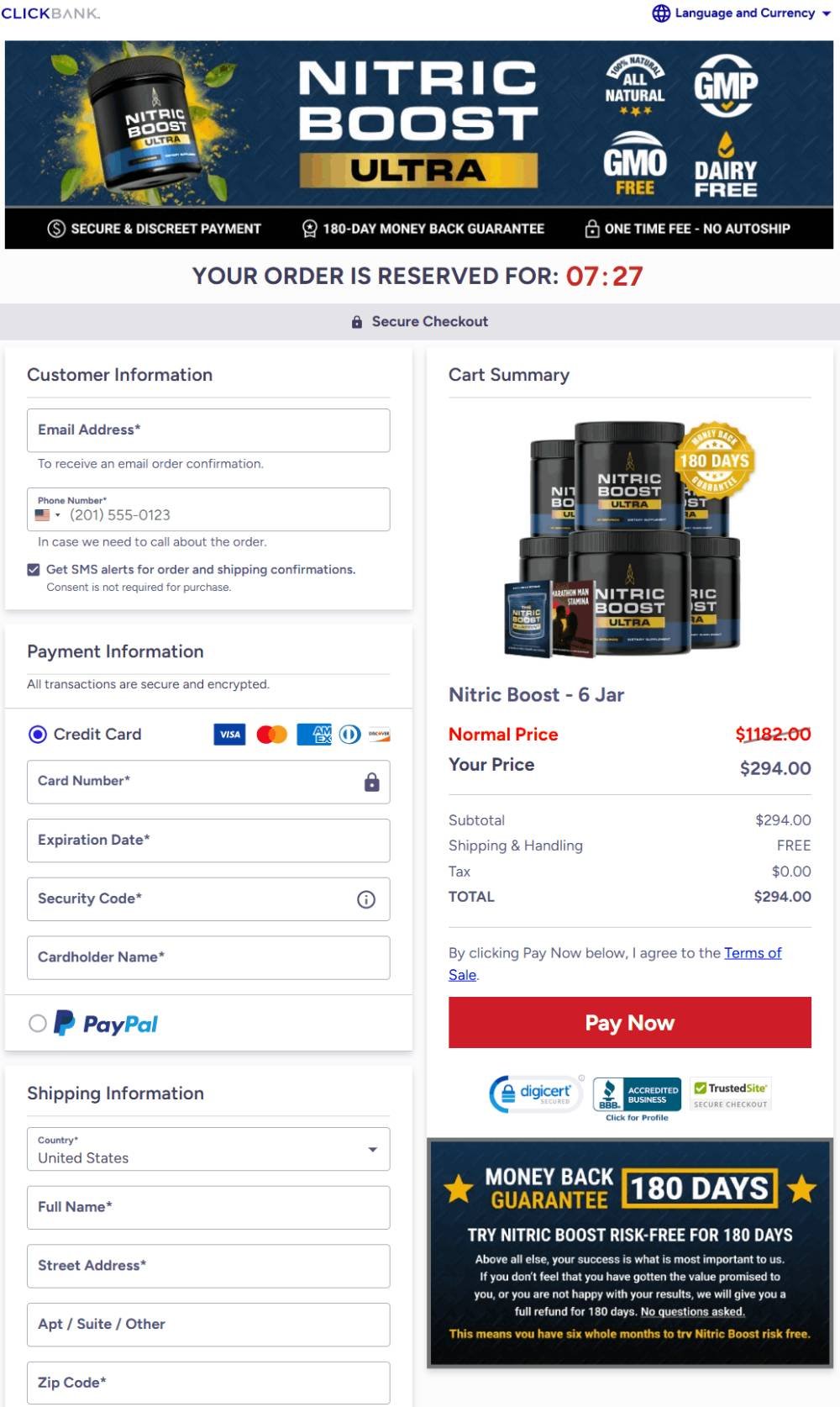 Nitric-Boost-Ultra-payment-order-safe-secure